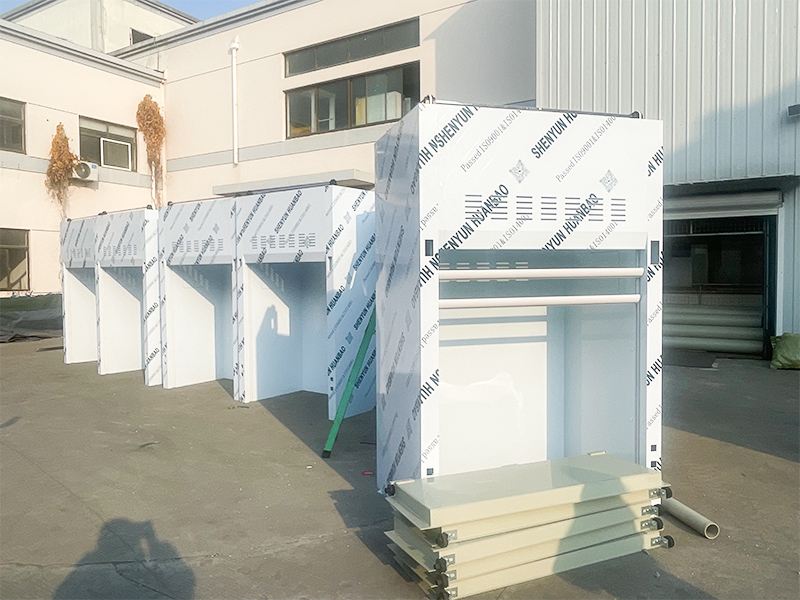 سٹیل و لکڑی لیبارٹری ٹیبل اور وینٹیلیشن سسٹم کیس اسٹڈی