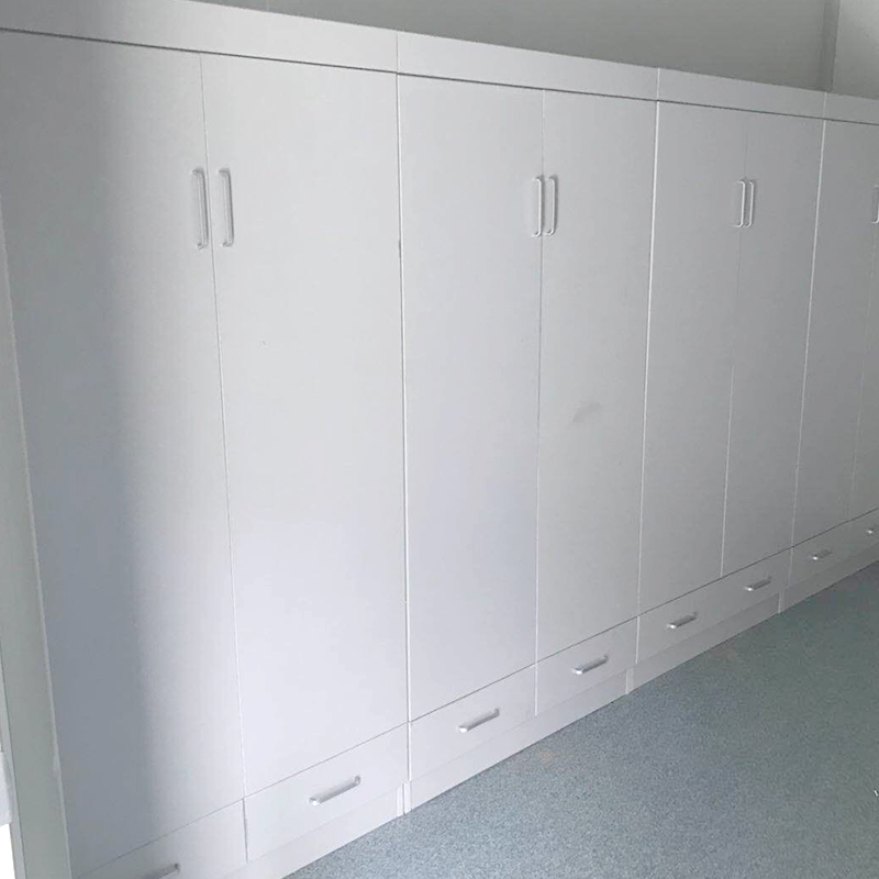 پیشہ ورانہ لکڑی کی لیب لباس اور جوتے کی الماری