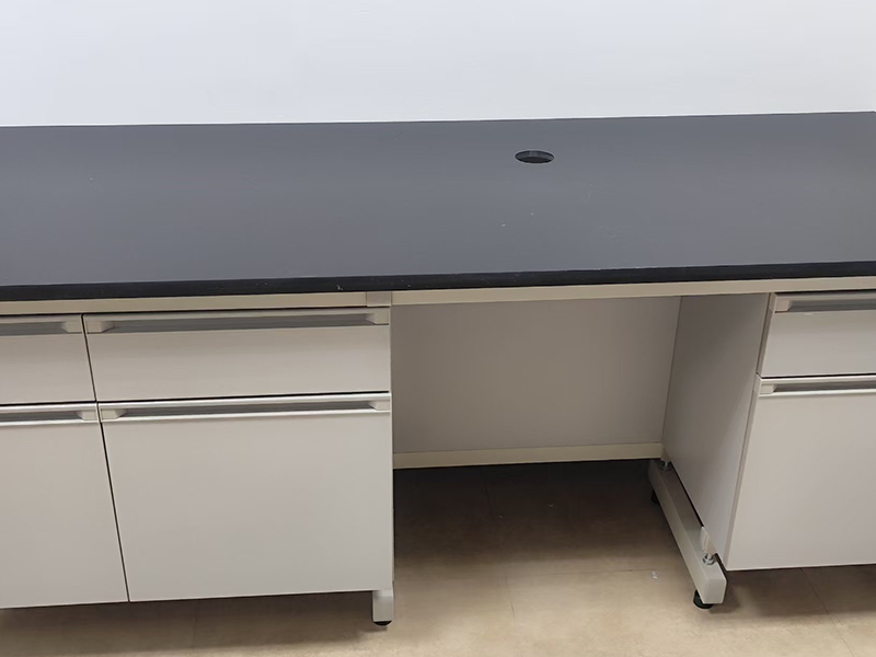 فزیکل لیبارٹری کے لیے اسٹیل ووڈ لیب بینچ پروجیکٹ کیس